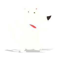 cartoon happy wolf N6