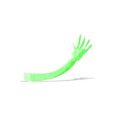 cartoon monster arm N28