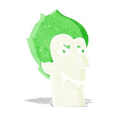 cartoon vampire face N8