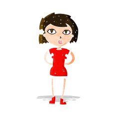 Cartoon Woman N28