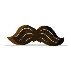 Cartoon Mustache N17