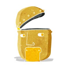 cartoon robot head N29
