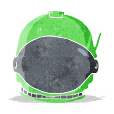 cartoon astronaut face N3
