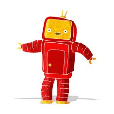Cartoon Robot N130