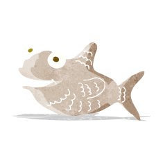 cartoon happy fish N6