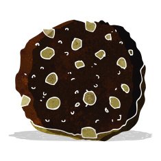 chocolate chip cookie cartoon N4