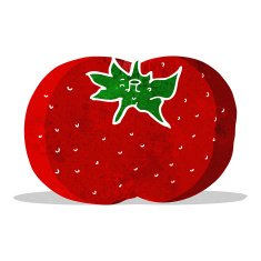 Cartoon Tomato N56