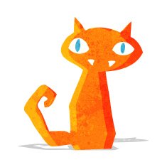 Cartoon Cat N191
