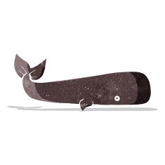 Cartoon Whale N56