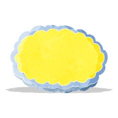 cartoon decorative cloud N8