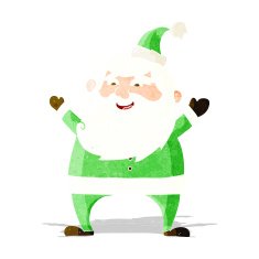 jolly santa cartoon N7