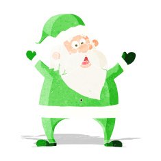 jolly santa cartoon N8