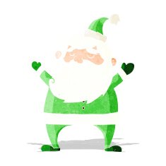 jolly santa cartoon N9