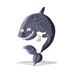 Cartoon Shark N38