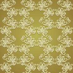 Seamless Floral Pattern (Vector) Hand Drawn Texture N61