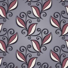 Seamless Floral Pattern (Vector) N28