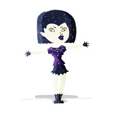 Cartoon Vampire Girl N77