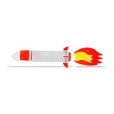 Cartoon Missile N17