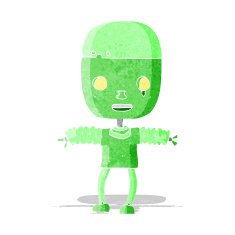 Cartoon Robot N132