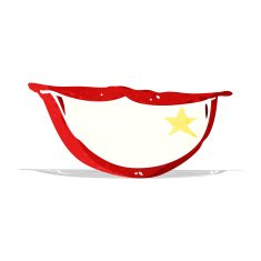 cartoon grinning mouth N4