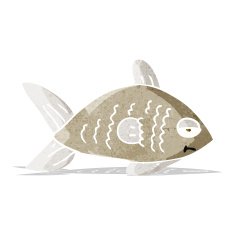 cartoon funny fish N13