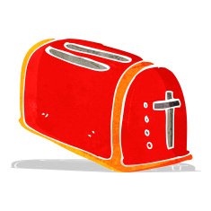 Cartoon Toaster N9