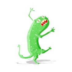 cartoon little monster N38