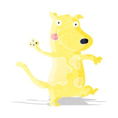 cartoon happy dog N26