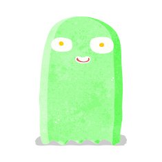 funny cartoon ghost N25