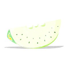 cartoon melon slice N6