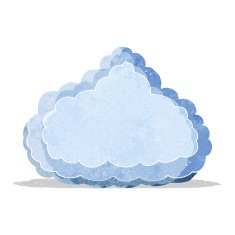 cartoon decorative cloud N9