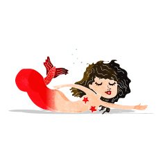 Cartoon Mermaid N21