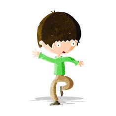 cartoon panicking man N6