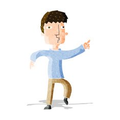 cartoon dancing man N35
