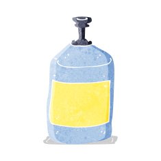 cartoon old squirt bottle N3