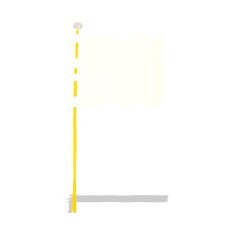 cartoon waving flag N11