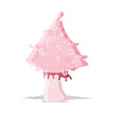 cartoon mushroom N44