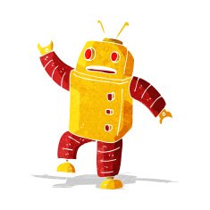 Cartoon Robot N133