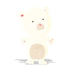 cartoon funny teddy bear N6