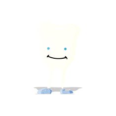 cartoon happy tooth N14