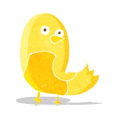 Cartoon Bird N173