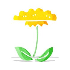 cartoon flower symbol N8