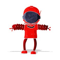 Cartoon Astronaut N52