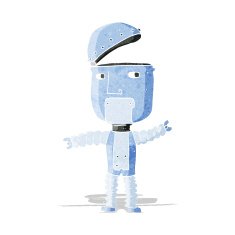 Cartoon Robot N134