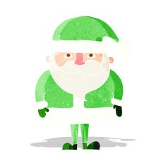 Cartoon Santa Claus N200