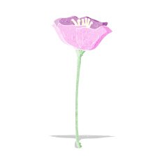 cartoon flower N194
