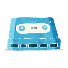 cartoon cassette tape N9