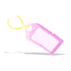 cartoon luggage tag N15