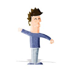 cartoon stressed man N29