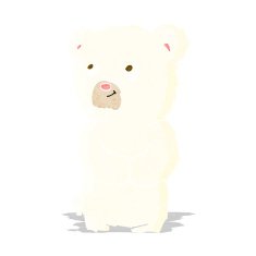 Cartoon Polar Bear Cub N15
